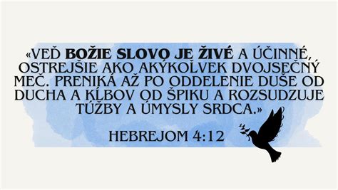Božie Slovo ako dvojsečný meč