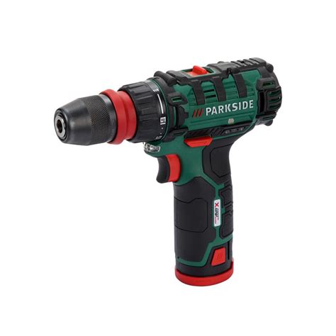 Detail skľučovadla a magnetického držiaka bitov Parkside PBSA 12 D3