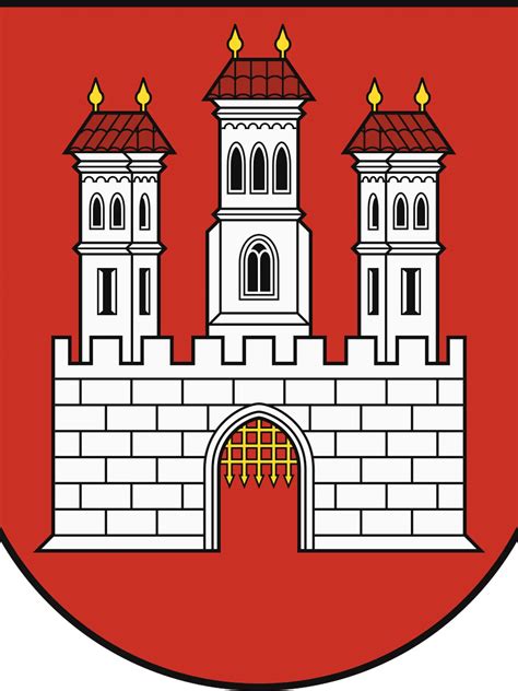 Detail erbu mesta Bratislavy v dlažbe