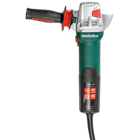 Ergonomický dizajn uhlovej brúsky Metabo WEV 15-125