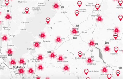 Mapa predajných miest