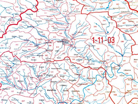 Mapa hydrogeologického prieskumu