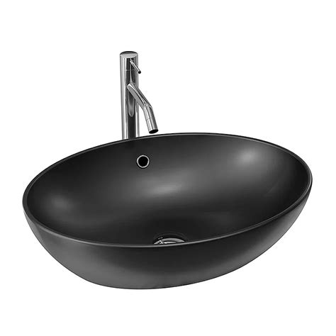 Čierne umývadlo na doske