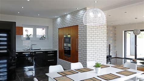 Sadrové obklady Stegu Loft 1 White v modernom interiéri