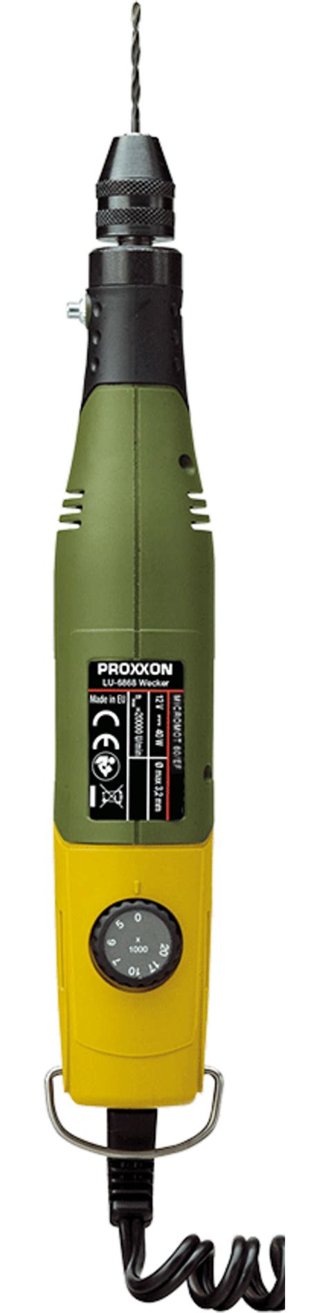 Detailná schéma komponentov priamočiarej pílky Proxxon Micromot
