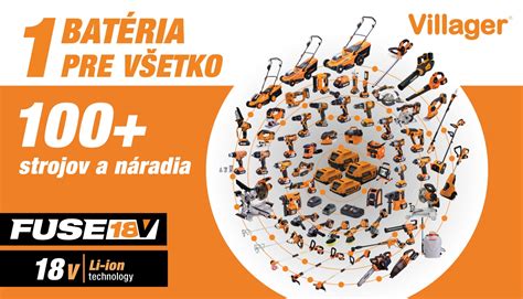 Rodina akumulátorového náradia Villager Fuse