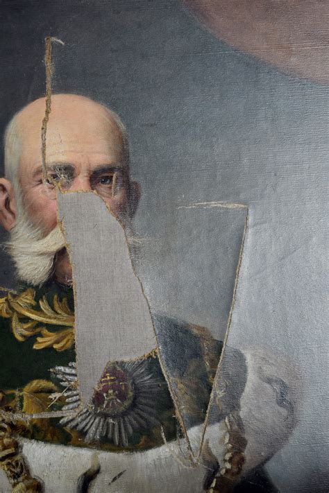 Detail reštaurovania olejomaľby