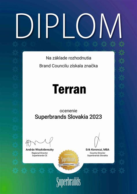Logo spoločnosti Terran a jej výrobné závody