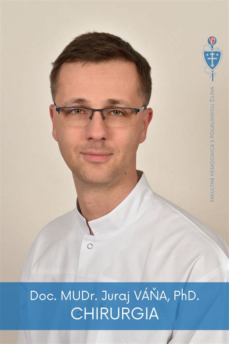 Portrét Doc. MUDr. Juraja Váňu