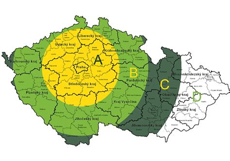 Mapa oblastí pôvodu škandinávskeho smreka