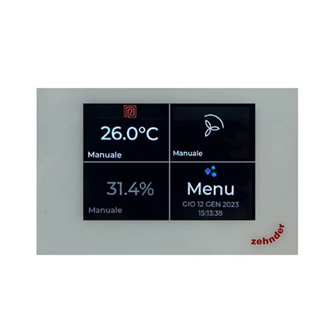 LCD ovládací panel kotla Fondital