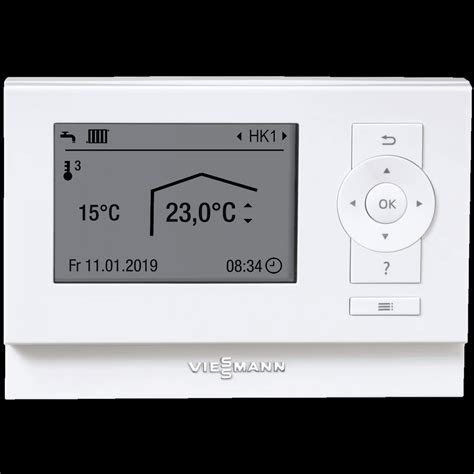 Ovládací panel Viessmann Vitodens s aplikáciou ViCare