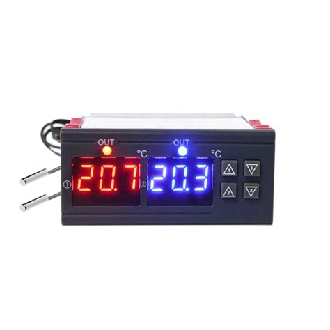 Digitálny príložný termostat na potrubie s LED displejom