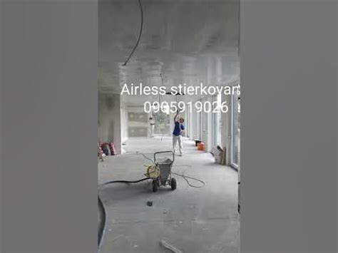 AIRLESS stierkovanie stropu