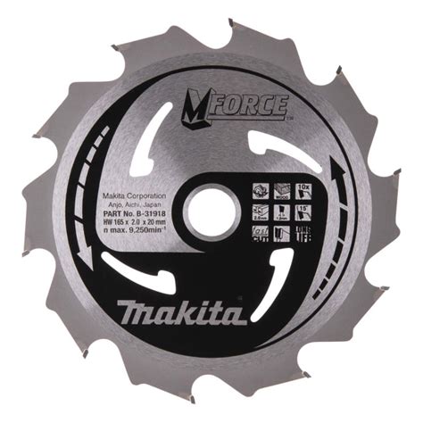 Detailná schéma MFORCE zubu Makita