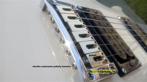 Nastavenie výšky snímačov na elektrickej gitare