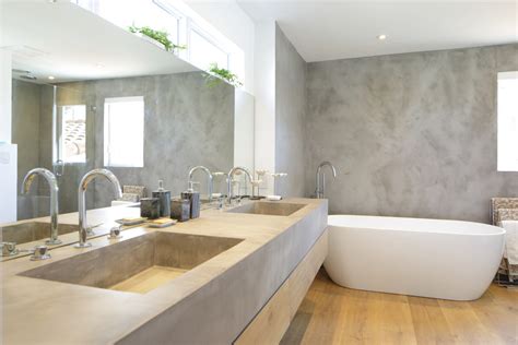 Mikrocementová stena v kúpeľni