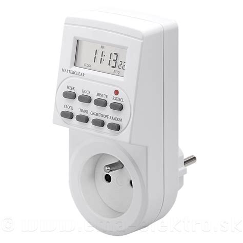 Elektronické spínacie hodiny do zásuvky