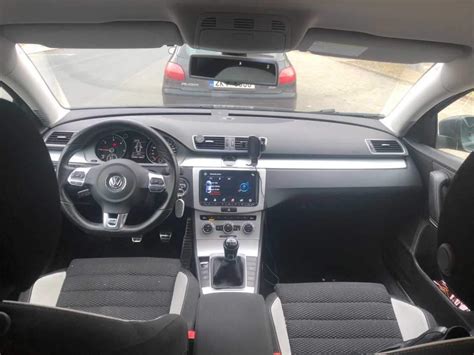 VW Passat B7 interiér s ovládaním klimatizácie