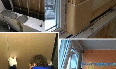 Proces izolácie balkóna