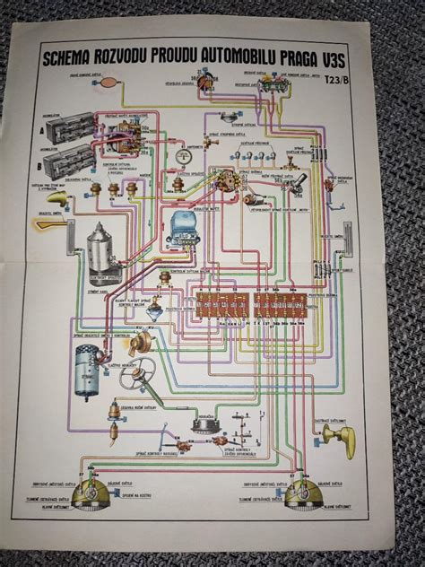 Schéma rozmerov automobilu Praga V3S