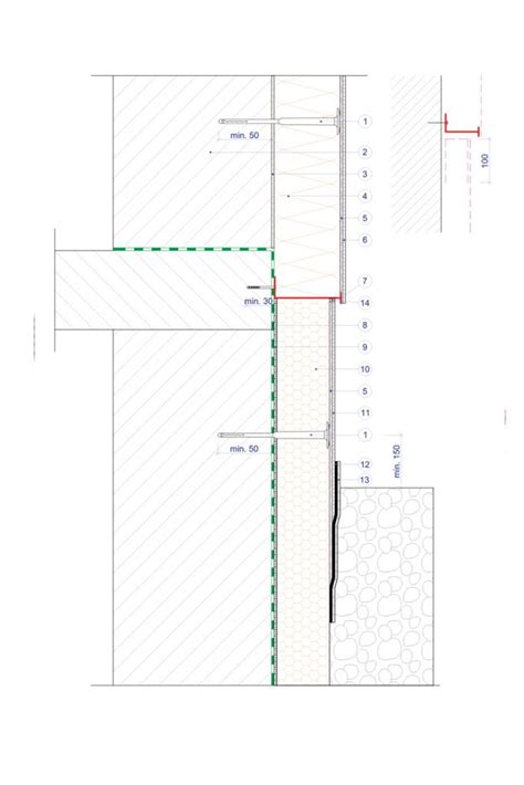 Detail aplikácie extrudovaného polystyrénu s nopovou fóliou