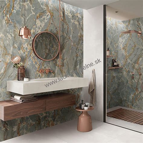 Veľkoformátová dlažba s imitáciou mramoru