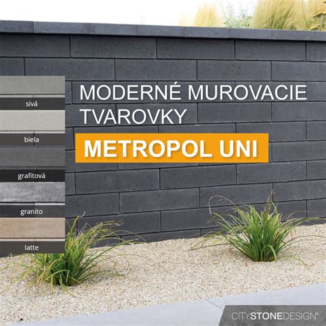 Detail murovacích tvárnic Metropol UNI