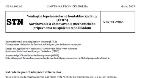 Prehľad schém kotvenia ETICS podľa STN 73 2902