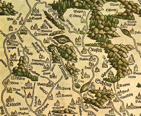 Mapa stredovekého Uhorska s vyznačením Košíc a okolia