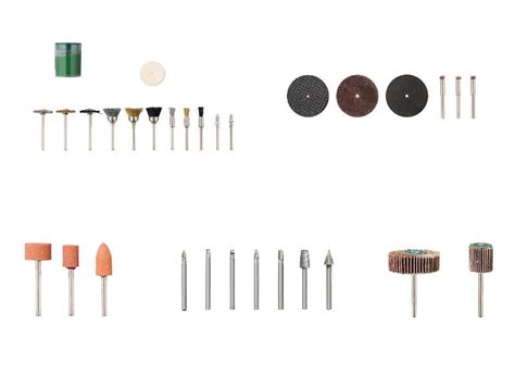 Rôzne typy brúsnych kotúčov pre sanačné frézy