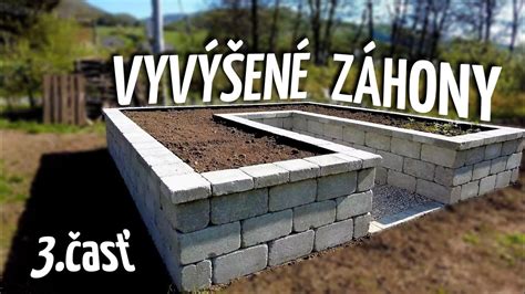 Rôzne typy vyvýšených záhonov (drevo, kameň, betón)
