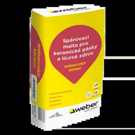 Vrecia so škárovacou maltou webercolor klinker