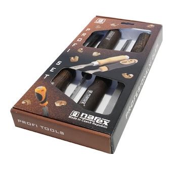 Narex Sada děropáčů 4 ks WOOD LINE PROFI
