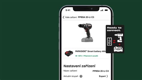 Aplikácia Parkside na smartfóne