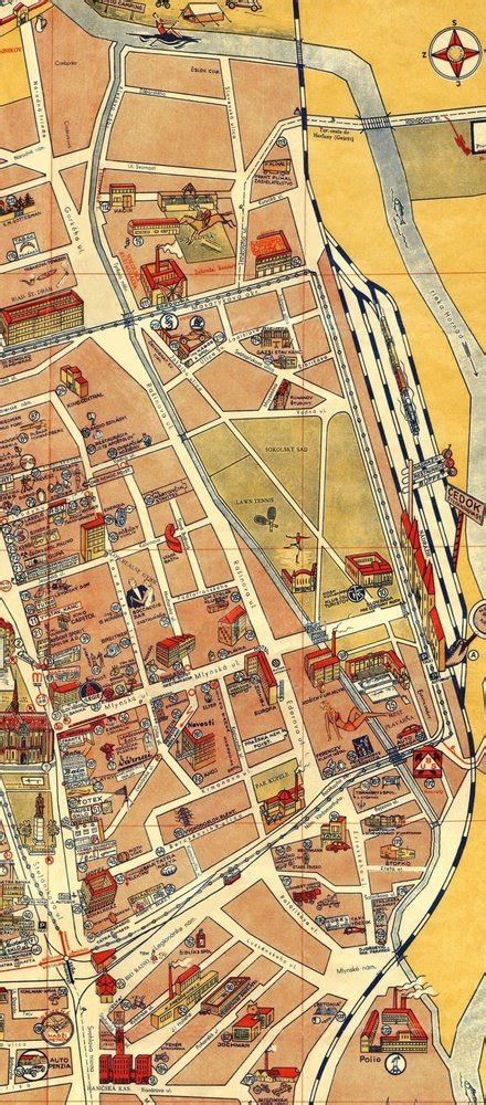 Historická mapa toku Mlynského náhonu v Košiciach