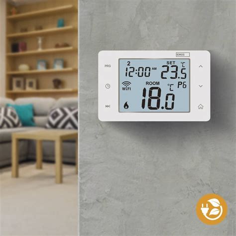 Prehľadný LCD displej termostatu