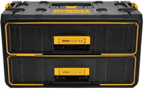 Schéma stohovania modulov DeWalt ToughSystem 2.0 s bočnými západkami
