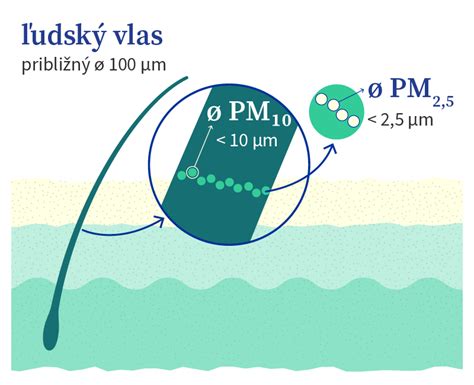 Infografika: Vysvetlenie hrúbky materiálu v mikrometroch (μm)