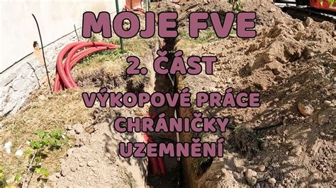 Výkopové práce a ukladanie chráničky pre kábel