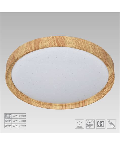 detail LED stropného svietidla s diaľkovým ovládaním
