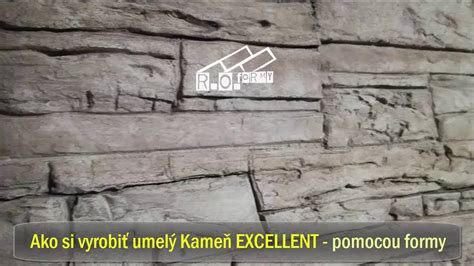 Ukážka silikónovej formy na umelý kameň