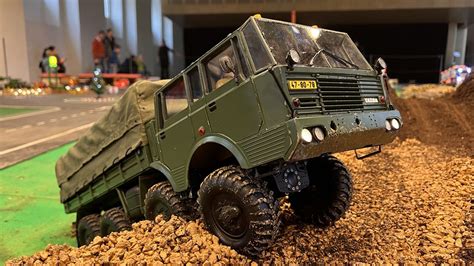 RC model s nainštalovaným funkčným navijákom v akcii
