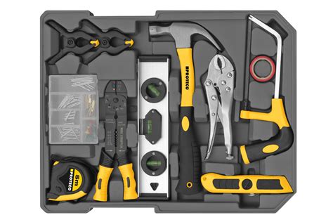 Ilustrácia správneho skladovania náradia v kufri