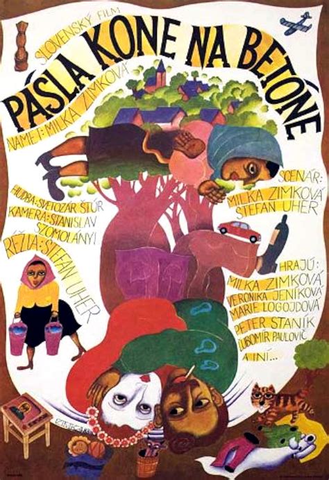 Plagát k filmu Pásla kone na betóne