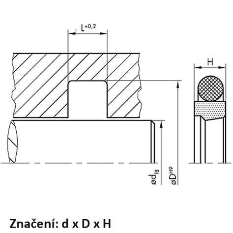 Detail dištančného krúžku pre výstuž