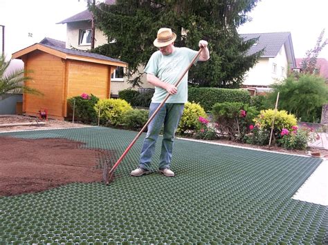 Ukážka inštalácie zatrávňovacej dlažby