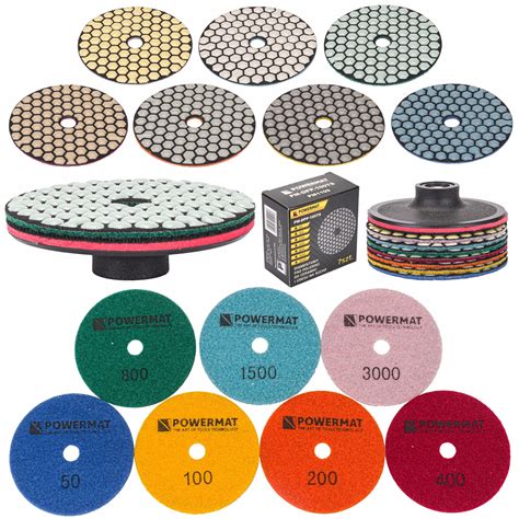 Rôzne typy diamantových leštiacich kotúčov