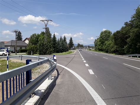 Mapa umiestnenia úseku cesty I/65 Turčianske Teplice - Príbovce