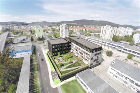 Vizualizácia polyfunkčného objektu Central Point Humenné